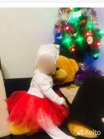 Новогодний костюм для девочки 74