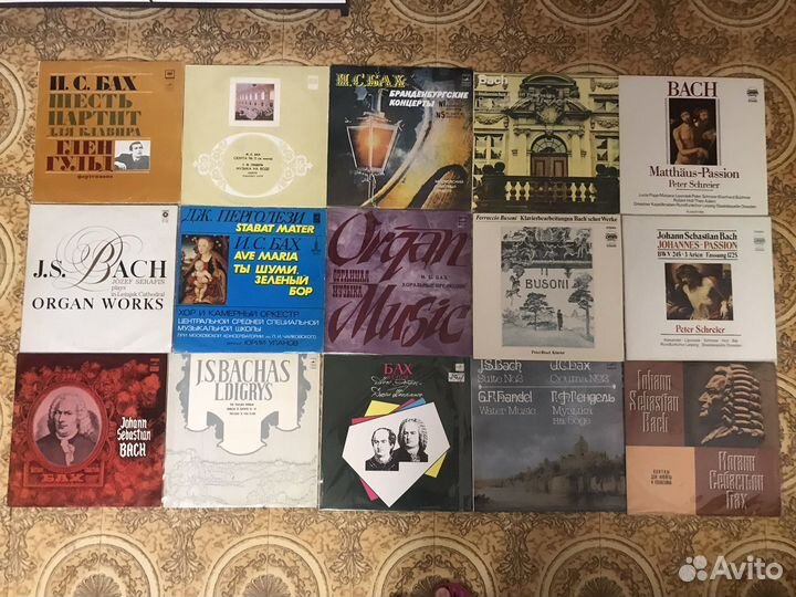 И. С. Бах на виниловых пластинках