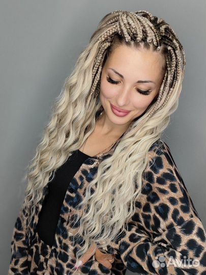 Косы с локоном