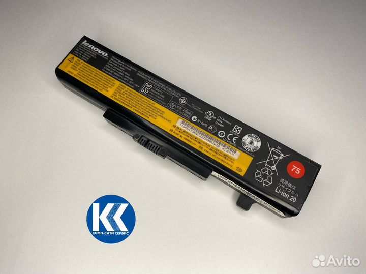 Аккумулятор lenovo Y480 (L11L6F01 75+) Оригинал