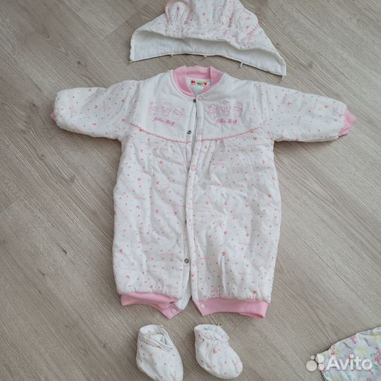 Детские вещи пакетом 0-1 год