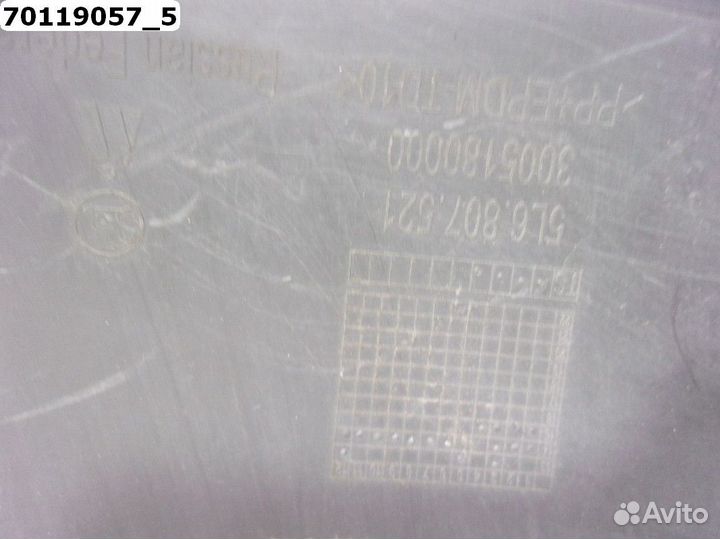 Юбка заднего бампера Skoda Yeti