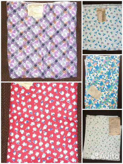 Пелёнки новые. Фланель. СССР. Винтаж