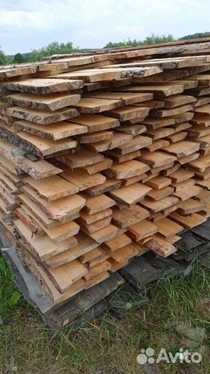 Доска необрезная сосна