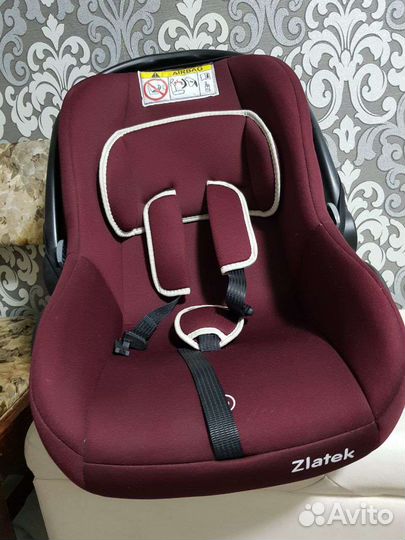 Детская автолюлька Zlatek и вкладыш