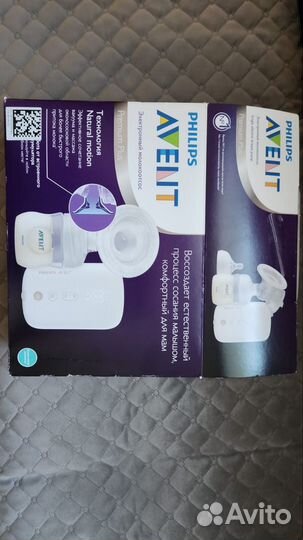Молокоотсос avent электрический scf392/11