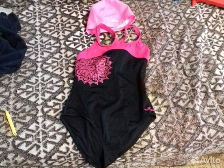 Купальник для девочки+шапочка