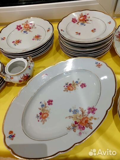 Cmielow Польша 1957 г. Столовый сервиз 37 пред