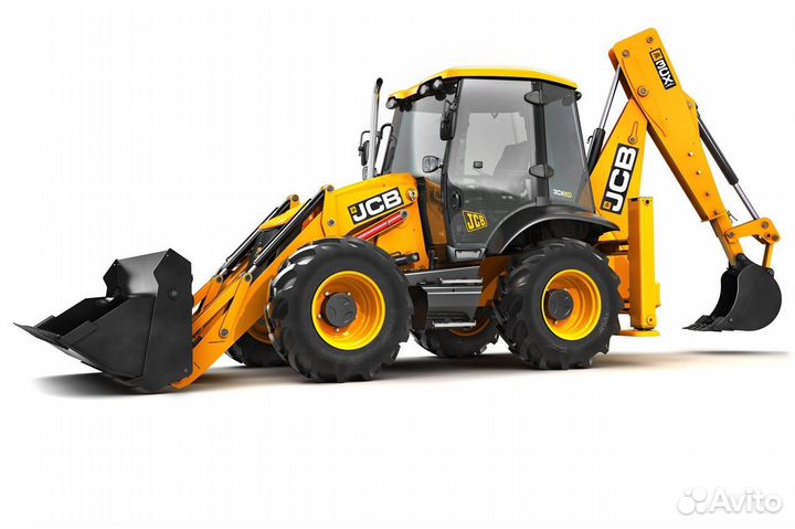 Экскаватор-погрузчик JCB,аренда,уборка снега