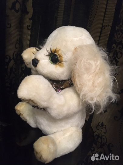 Мишка тедди ручная работа,собачка, белый щенок