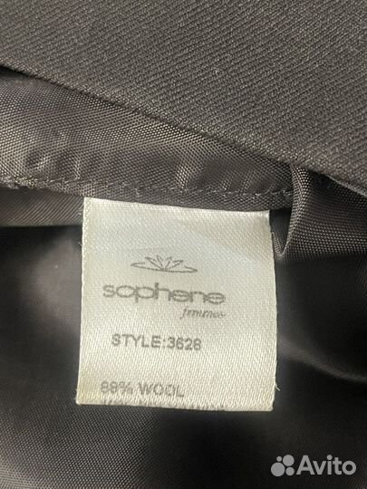 Юбка итальянская оригинальная из шерсти, размер 44