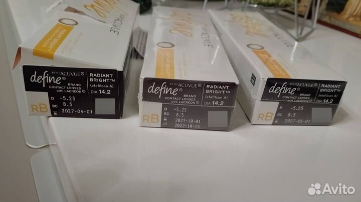 Контактные линзы 1-DAY acuvue define