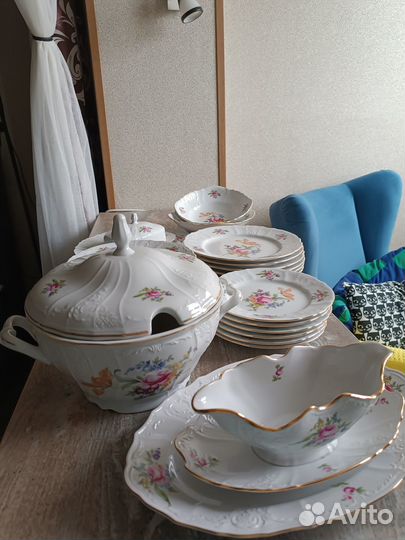 Столовый сервиз производство Чехия 26 предметов