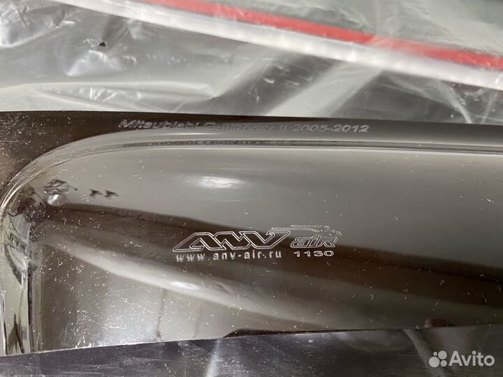 Дефлекторы окон на mitsubishi outlander II