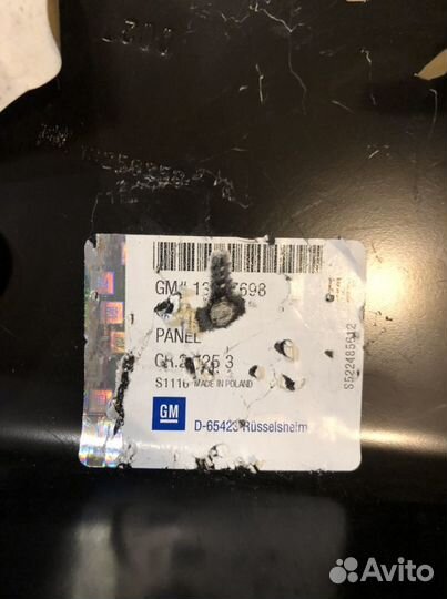 Панель фары Opel Astra J