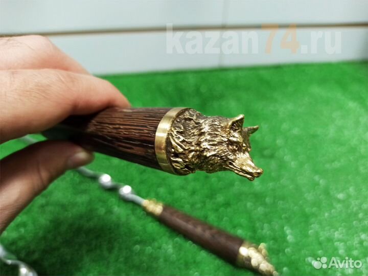 Шампура подарочные дикие звери шампуры