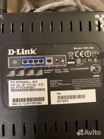 Wifi роутер D-link 300