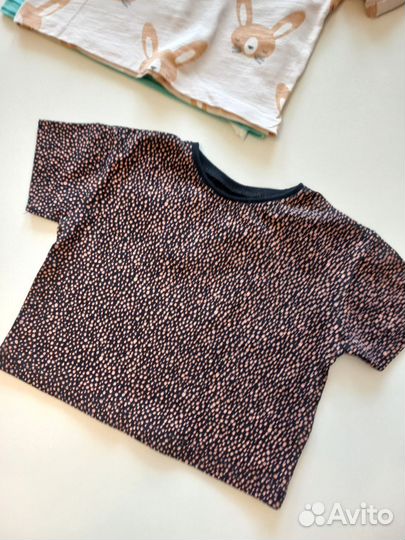 Пакет фирменных футболок на девочку 62 68 next zar