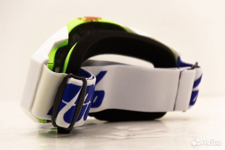 Очки кроссовые 100 racecraft blue acid clear lens