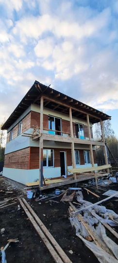 Дом 120,8 м² на участке 8 сот.