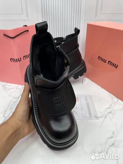 Ботинки женские miu miu