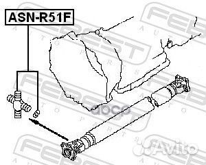 Крестовина карданного вала 27x76 Nissan