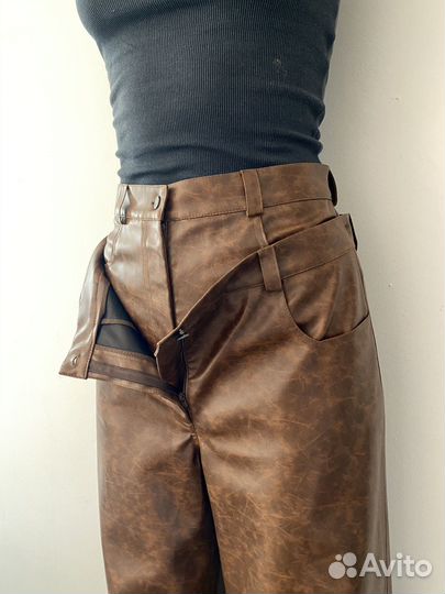 Кожаные брюки
