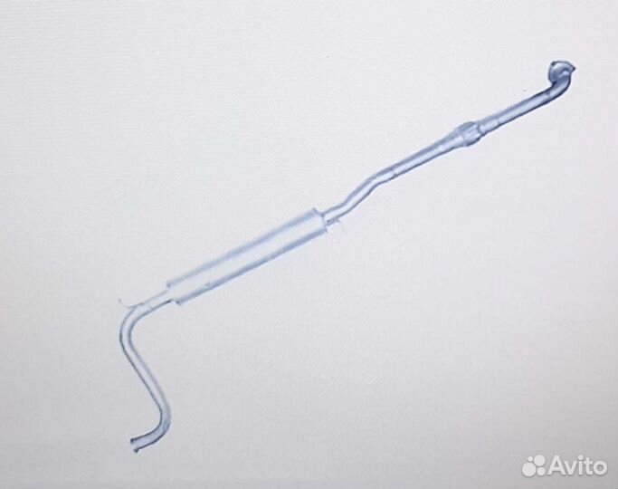 Глушитель ваз 1118 1119 2114 2110