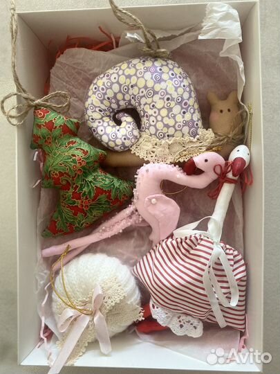 Новогодние игрушки набор