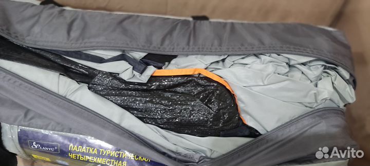 Палатка туристическая 4 местная с тамбуром