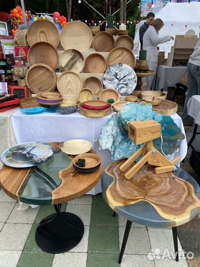 Посуда из дерева ручной работы