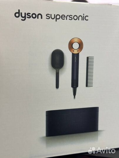 Фен Dyson Supersonic HD07 синий/медь евро