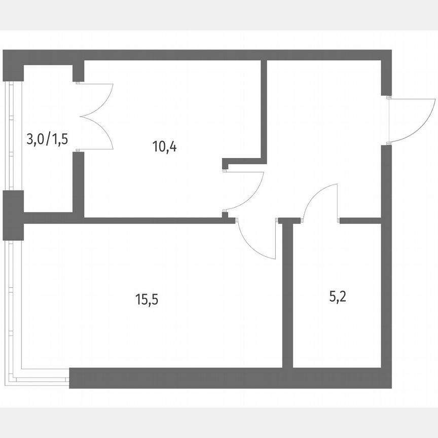 1-к. квартира, 40,8 м², 2/9 эт.