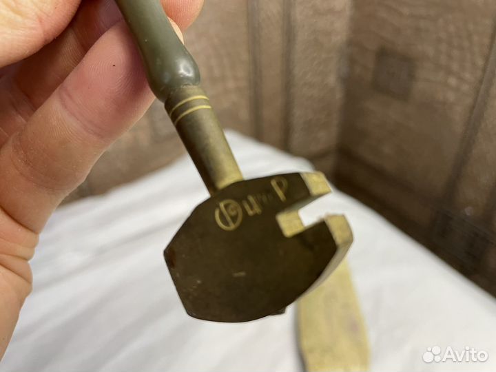 Редкий алмазный стеклорез СССР с чехлом