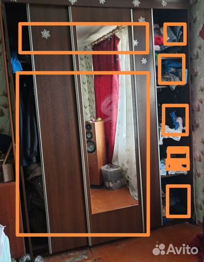 Шкаф купе для одежды бу