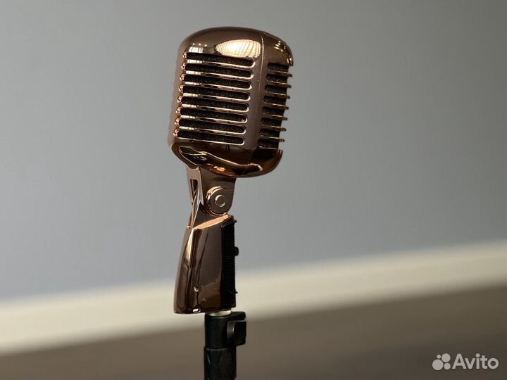 Ретро микрофон, новый цвет: золото, медь