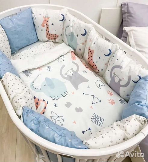 Бортики в кроватку бу