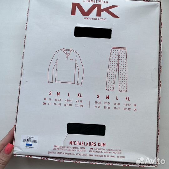 Комплект пижама Michael Kors новый оригинал