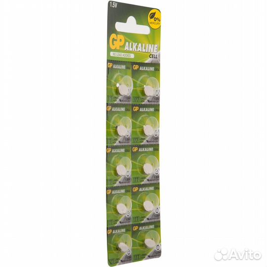 Батарейки GP 177FRA-2C10 (LR626, G4, 177) #263788