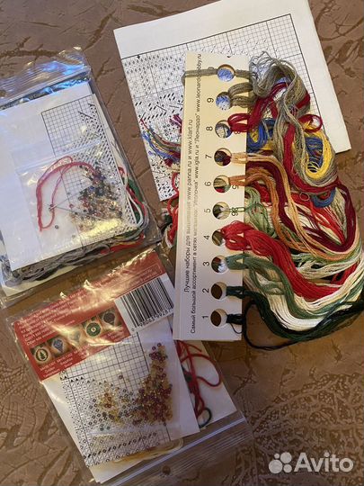 Остатки наборов для вышивки Mill Hill