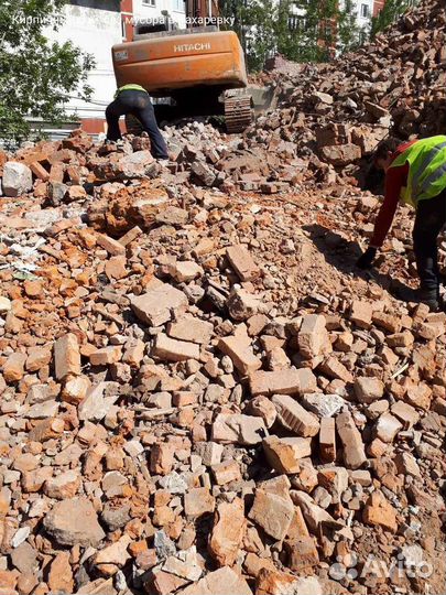 Кирпичный бой, без мусора в Бахаревку