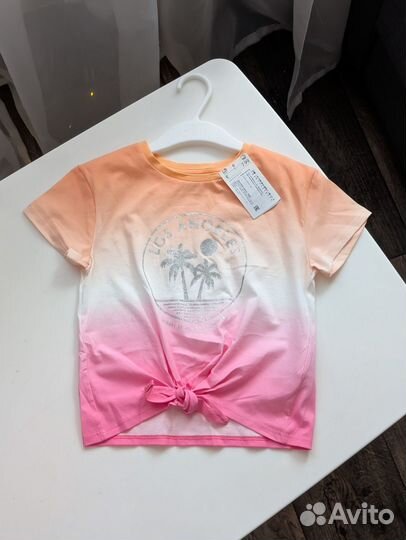 H&m 98/104 Футболка/топ для девочки новая летняя