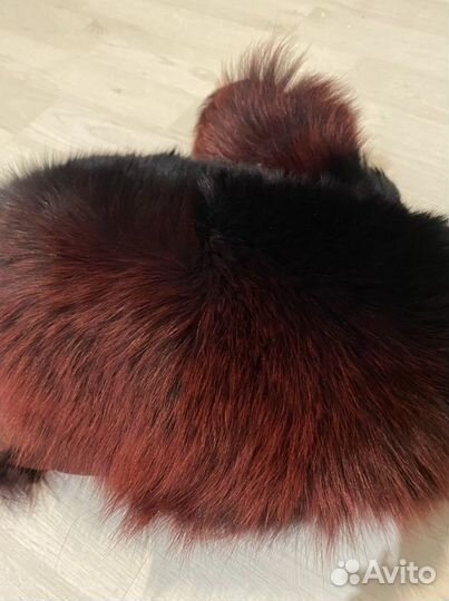 Воротник из лисы(натуральный мех)