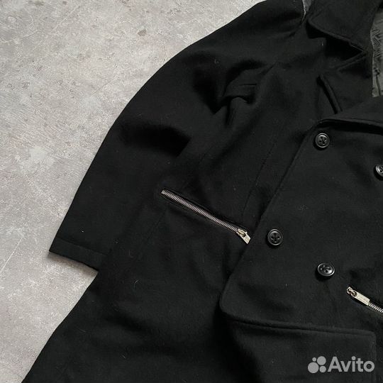 Dirk Bikkembergs Шерстяное Пальто Оригинал