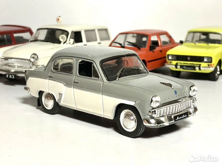 Модель автомобиля Москвич 407 деа 1:43