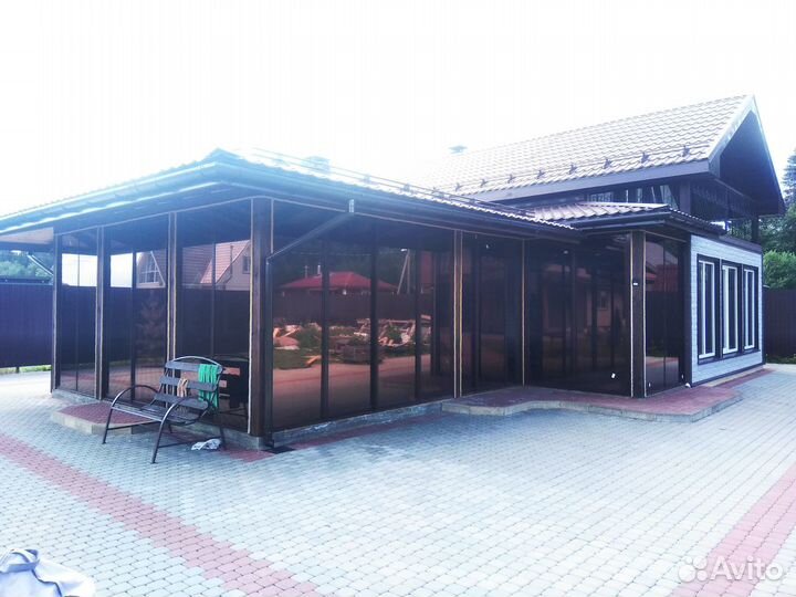 Бронзовая тонировка окон, стекол и балконов