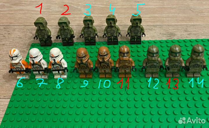 Lego SW Clones Клоны 2 фазы брони
