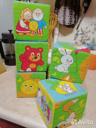 Мягкие детские кубики