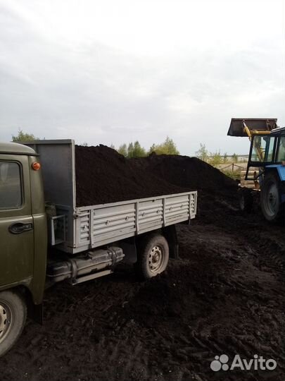 Перегной, навоз, торф, дрова