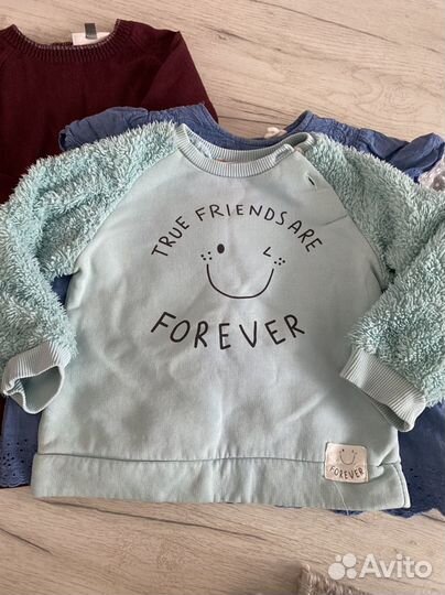 Вещи пакетом для девочки 80-86